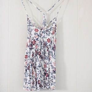 American Eagle outfitters, size SX,floral strappy camisole top